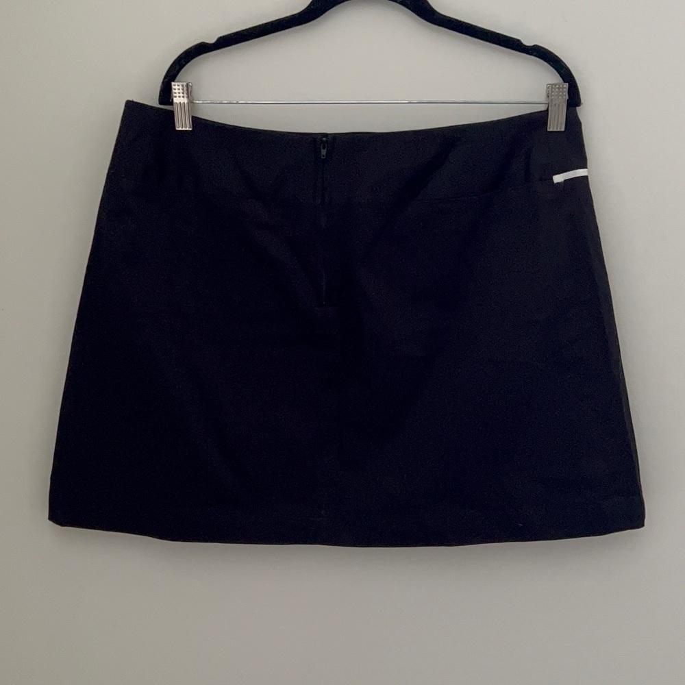 Mid Rise Bow Mini A-Line Skirt - Picture 4 of 13